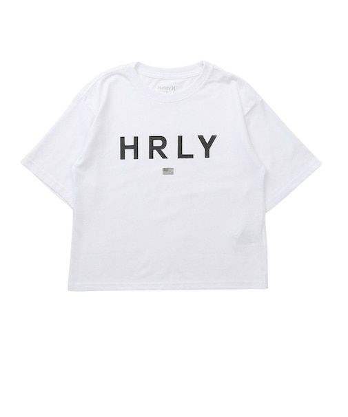 ハーレー（HURLEY）ボーイズ オーバーサイズド ハーレー 半袖Tシャツ 24@BSS2431004-WHT