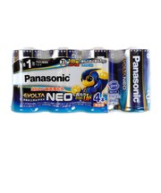 パナソニック（Panasonic）乾電池 エボルタ ネオ 単1形 4本パック