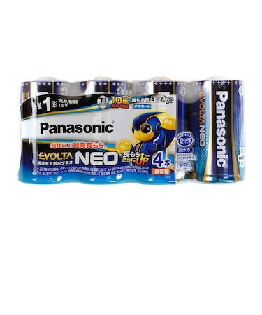 パナソニック（Panasonic）乾電池 エボルタ ネオ 単1形 4本パック