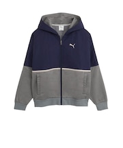 プーマ（PUMA）ESS エレベーテッド ウィンドブロック フルジップ フーディー 638527 04 GRY