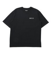 ハーレー（HURLEY）オーバーサイズド オールド イングリッシュ ロゴ半袖Tシャツ 24@MSS2411024-BLK