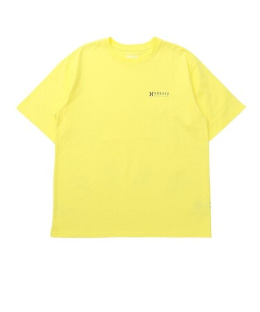 ハーレー（HURLEY）オーバーサイズド オールド イングリッシュ ロゴ半袖Tシャツ 24@MSS2411024-PNP