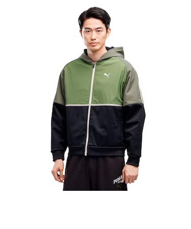 プーマ（PUMA）ESS エレベーテッド ウィンドブロック フルジップ フーディー 638527 68 KHK