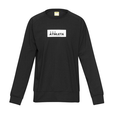 アスレタ（ATHLETA）サッカー フットサルウェア BOXロゴクルーシャツ 03420 BLK