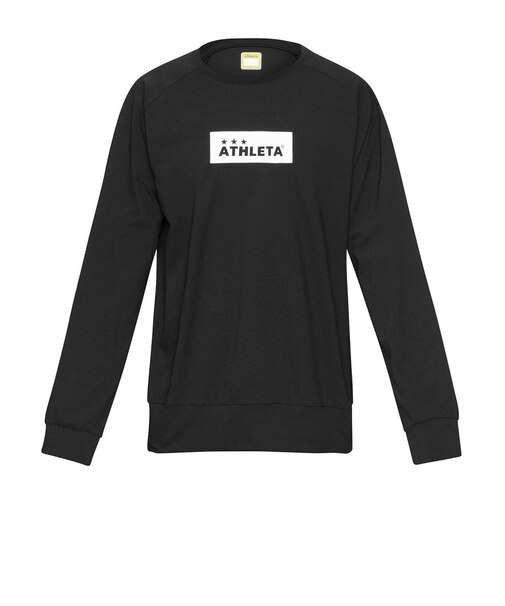 アスレタ（ATHLETA）サッカー フットサルウェア BOXロゴクルーシャツ 03420 BLK