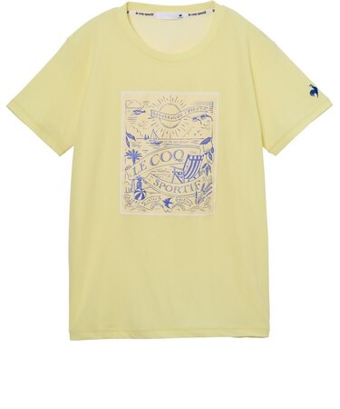 ルコックスポルティフ（lecoqsportif）接触冷感ポリエチレン半袖Tシャツ LT6SHT06L YL00
