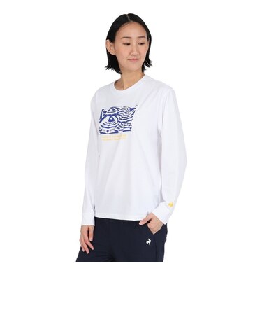 ルコックスポルティフ（lecoqsportif）ヘランカ長袖Tシャツ LT6SLT01L WH00