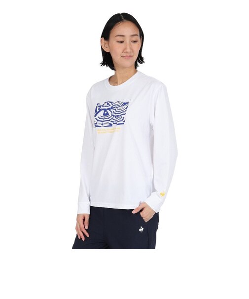 ルコックスポルティフ（lecoqsportif）ヘランカ長袖Tシャツ LT6SLT01L WH00