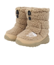 ザ・ノース・フェイス（THE NORTH FACE）ジュニアブーツ ヌプシ ブーティ VII フリース ベージュ NFJ52373KE ウィンターブーツ ボア…