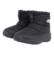 ザ・ノース・フェイス（THE NORTH FACE）ジュニア ブーツ ヌプシ ブーティ ロゴ ショート ブラック NFJ52280 KK
