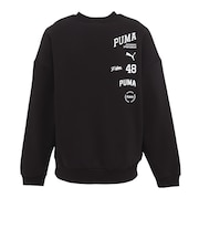 プーマ（PUMA）ESS エレベーテッド MIX ロゴ スウェット 638524 01 BLK