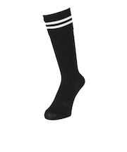 デュアリグ（DUARIG）ジュニア サッカー ソックス 靴下 ドライプラス サッカーラインストッキング 1足組 3S0052-SCAC-750OK BLK-J.
