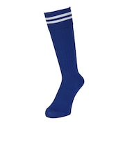 デュアリグ（DUARIG）ジュニア サッカー ソックス 靴下 ドライプラス サッカーラインストッキング 1足組 3S0052-SCAC-750OK BLU-J.