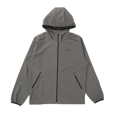 プーマ（PUMA）PUMATECH 4ウェイ ストレッチ リラックスド フーディ 639108 34 DGRY