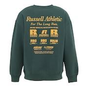 ラッセル(RUSSELL)裏起毛アーカイブ クルーネック 長袖Tシャツ RBM26F0006 DGRN