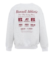 ラッセル（RUSSELL）裏起毛アーカイブ クルーネック 長袖Tシャツ RBM26F0006 MGRY