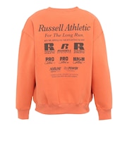 ラッセル（RUSSELL）裏起毛アーカイブ クルーネック 長袖Tシャツ RBM26F0006 ORG