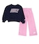 ナイキ（NIKE）ジュニア ガールズ レトロ リミックス スウェット 上下セット 36P178-AAH