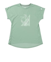 ルコックスポルティフ（lecoqsportif）テニスウェア プラクティスシャツ LN6FHT23L GR00