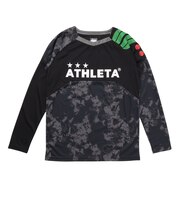 アスレタ(ATHLETA)サッカー フットサルウェア グラフィックプラクティス長袖Tシャツ XE-2515 BLK