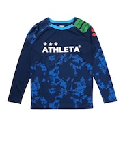 アスレタ(ATHLETA)サッカー フットサルウェア グラフィックプラクティス長袖Tシャツ XE-2515 NVY