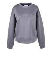 フィラ(FILA)テニスウェア レディース クルーネックトレーナー CE6FBW044-DGY