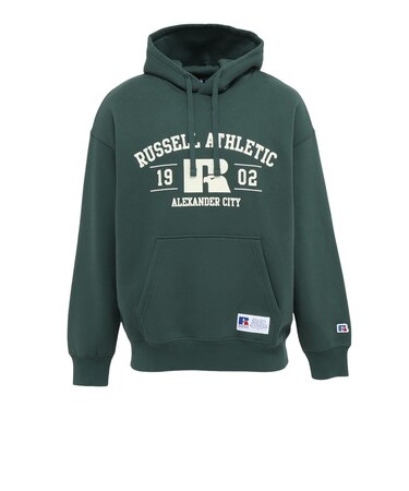ラッセル（RUSSELL）裏起毛アーチカレッジフーディ RBM26F0007 DGRN