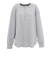 エルケクス（ELKEX）ワッフルヘンリー長袖Tシャツ EKL6FA0051 MGRY