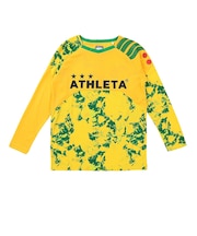 アスレタ（ATHLETA）ジュニア サッカー フットサルウェア グラフィックプラクティス長袖Tシャツ XE-2515J YEL