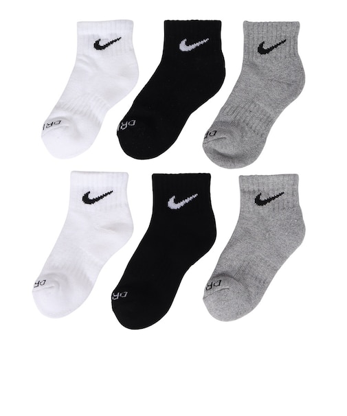 ナイキ（NIKE）ジュニア NHB PERFORMANCE BSIC QUARTR ソックス 6足組 UN0018-G0E