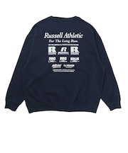 ラッセル（RUSSELL）裏起毛アーカイブクルーネックスウェット RBM26F0006 NVY