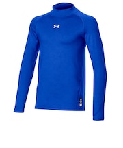 アンダーアーマー（UNDER ARMOUR）野球 アンダーシャツ ジュニア コールドギア フィッティド ロングスリーブ モックネック シャツ 6016926 …