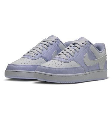 ナイキ（NIKE）スニーカー スポーツシューズ コート ビジョン LOW ネクスト ネイチャー ホワイト パープル DH3158-504 カジュアル シューズ