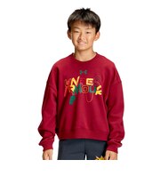 アンダーアーマー(UNDER ARMOUR)ジュニア ライバルフリース グラフィック クルー 6017055 625