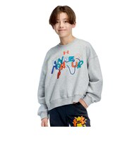 アンダーアーマー(UNDER ARMOUR)ジュニア ライバルフリース グラフィック クルー 6017055 011
