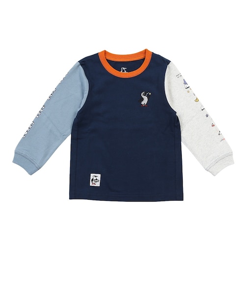 チャムス（CHUMS）キッズ ゲームセンターブラッシュド ロングスリーブTシャツ CH21-1473-C125