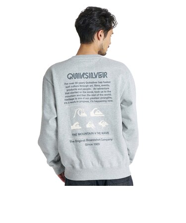 クイックシルバー（Quiksilver）DNA SWEAT CREW クルースウェット 26FW QPO264004 HTR