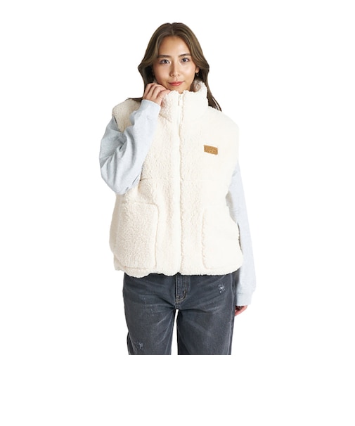 ロキシー（ROXY）TEDDY BOA ベスト 26FW RJK264039 NAT
