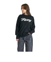 ロキシー（ROXY）WISH UPON クルーネックロゴニットセーター 26FW RSR264046 BLK