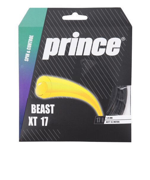 プリンス（PRINCE）硬式テニスストリング 7JJ053 BEAST XT17 BLK
