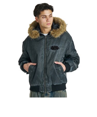 ディーシーシューズ（DC SHOES）FUR HOOD FLIGHT ジャケット 26FW DJK264024 BLK