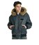 ディーシーシューズ（DC SHOES）FUR HOOD FLIGHT ジャケット 26FW DJK264024 BLK