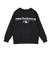 ニューバランス(new balance)ジュニア ダブルフェイスストレッチクルー 裏起毛 YT62S0TCBK