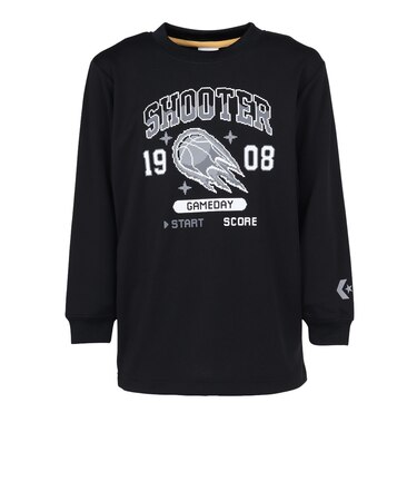コンバース（CONVERSE）バスケットボールウェア ジュニア プリントロングスリーブTシャツ CB462358L-1915
