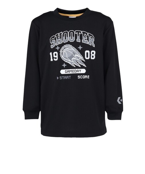 コンバース（CONVERSE）バスケットボールウェア ジュニア プリントロングスリーブTシャツ CB462358L-1915