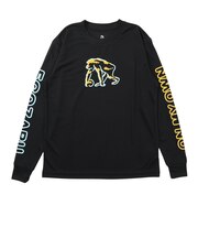 エゴザル（EGOZARU）バスケットボールウェア レトロスーベニア スリーブプリント ロングスリーブTシャツ EZFW26ULS018C001