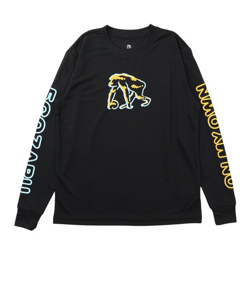 エゴザル（EGOZARU）バスケットボールウェア レトロスーベニア スリーブプリント ロングスリーブTシャツ EZFW26ULS018C001