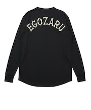 エゴザル(EGOZARU)ボーンロゴ バックプリント ロングスリーブTシャツ EZFW26ULS019C001