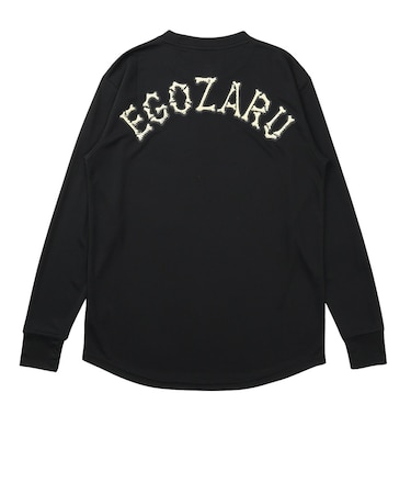 エゴザル（EGOZARU）ボーンロゴ バックプリント ロングスリーブTシャツ EZFW26ULS019C001
