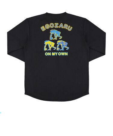 エゴザル（EGOZARU）バスケットボールウェア レトロスーベニア バックプリント ロングスリーブTシャツ EZFW26ULS017C001